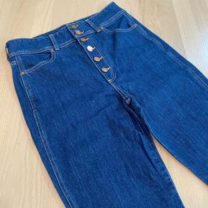 AO Alice + Olivia flared bell jeans high rise